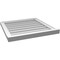 Ekena Millwork Vertical Surface Mount PVC Gable Vent w/ 2"W x 2"H , Brickmould Sill Frame, 24"W x 24"H GVPVE24X2403SN - alternate 2